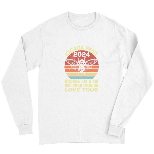 Cicada s Cicada Fest 2024 Broods XIX 2XIII Love Tour Long Sleeves