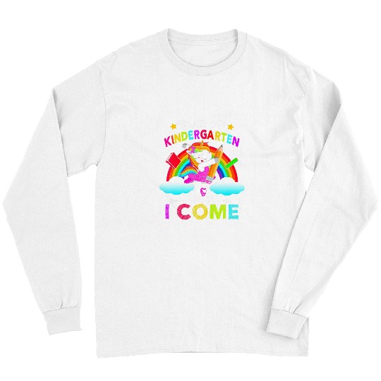 Unicorn Pet Kids Kindergarten Kinder Unicorn Back to school Girls Long Sleeves