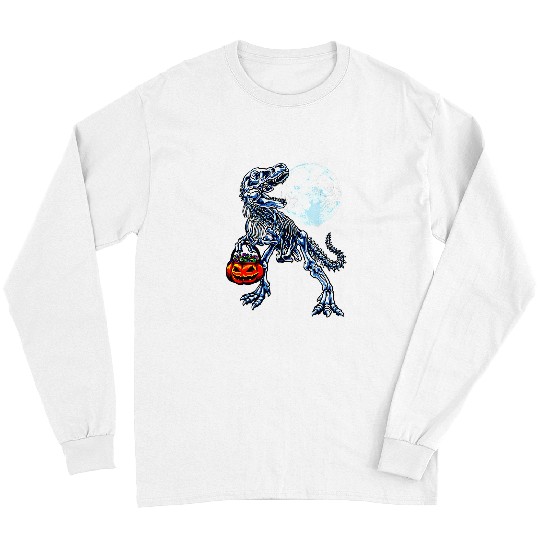Dinosaur Pet Spooky Full Moon Halloween Trex Costume Long Sleeves