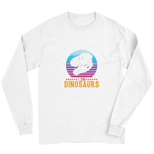 Dinosaur Pet TRex Tyrannosaurus apparel Dino dig dinosaurs Long Sleeves