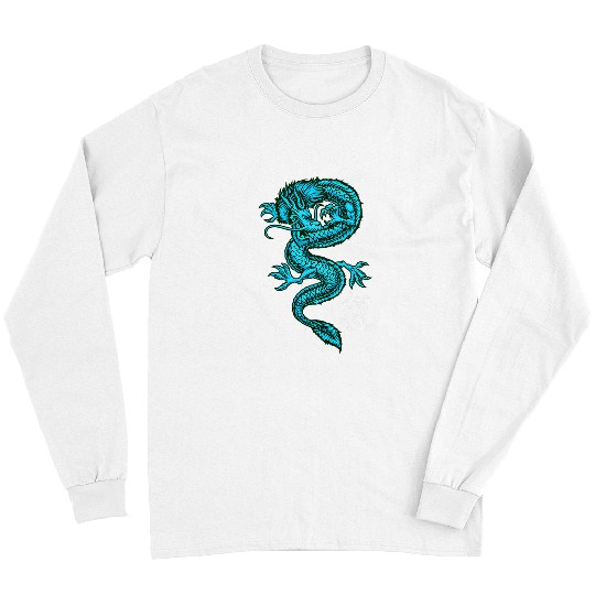 Dragon Pet japan kanji asia culture art otaku vintages Long Sleeves