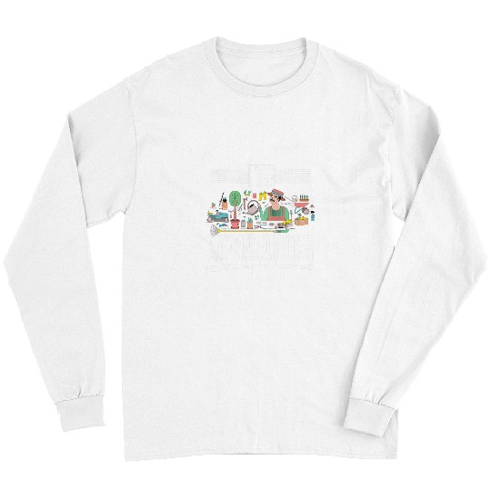 Lawn Mower Fun The Lawnfather Funny Lawn Mowing Long Sleeves