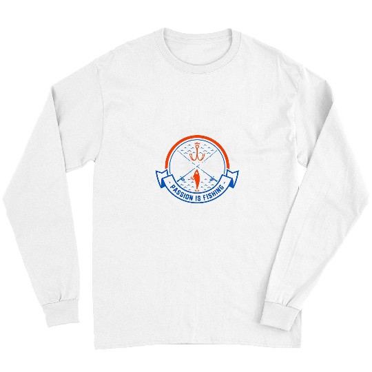 Fishing Fun Profession Is Bartender Passion Is Fishing Funny Bartending Long Sleeves