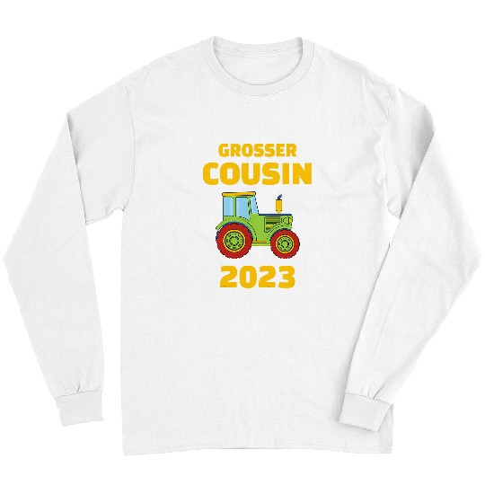 Tractor Fun driving Kids Large Cousin Long Sleeves