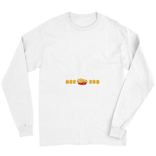 Chicken Pet Funny I Like Chicken Nuggets More Than People Long Sleeves