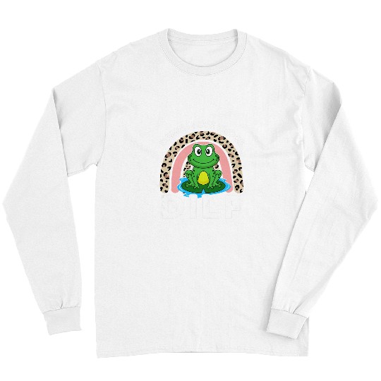 Frog Pet Damn I Love Frogs Frog Rainbow Cute Frog Kawaii Long Sleeves