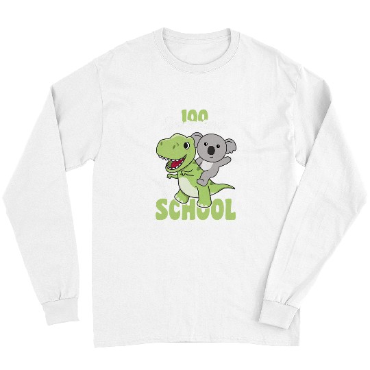 Koala Pet 100 Rawsome Days Of School Koala Trex 100 Days Of School Long Sleeves