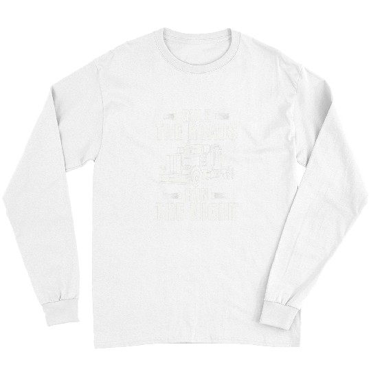 Truck Fun Design For Men SemiTrailer Truckin Dad Big Rig Long Sleeves