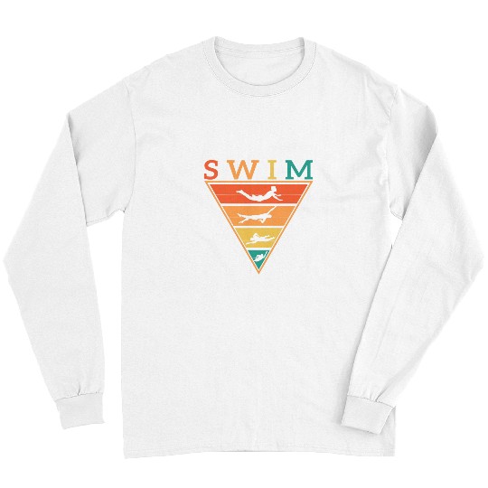 Swimming hobby indoor pool outdoor pool lifeguard Long Sleeves
