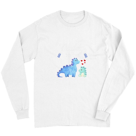 Dinosaur Pet Mens Daddy To Be Dinosaur Baby Shower For Boy Long Sleeves