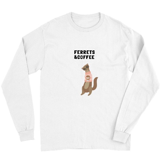 Ferret Pet Weasel Pet Rodent Animal Vateranian 49 Long Sleeves