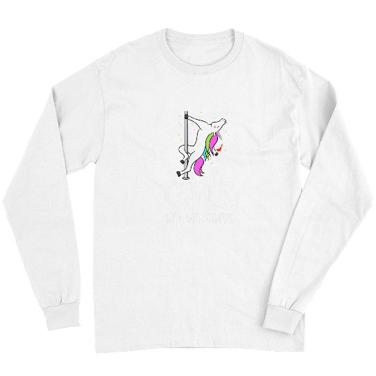 Unicorn Pet Drinks Well With Others Unicorn Wines Lover Long Sleeves