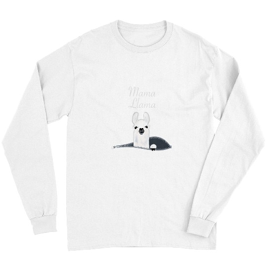 Llama Pet Cute Peeking baby Llama Mama Pouch Maternity Long Sleeves