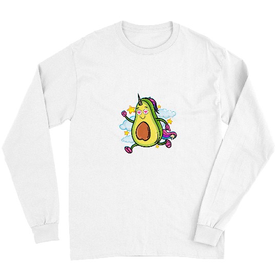 Unicorn Pet Funny Unicado Avocado UniCado Long Sleeves