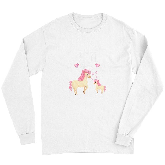 Unicorn Pet Mom To Be Unicorn Baby Shower Girl Long Sleeves
