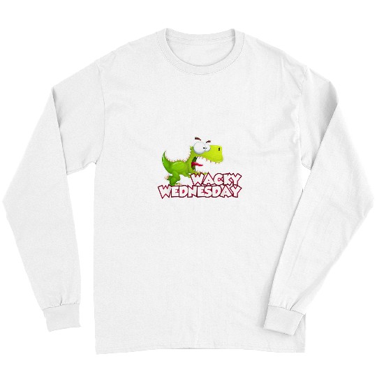 Dinosaur Pet Wacky Wednesday Outfit Dinosaur Tee for Kids and Adults Long Sleeves