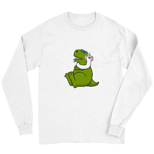 Dinosaur Pet Vacay Mode Animal Cute Dinosaur Lover Family Vacation Beach Long Sleeves