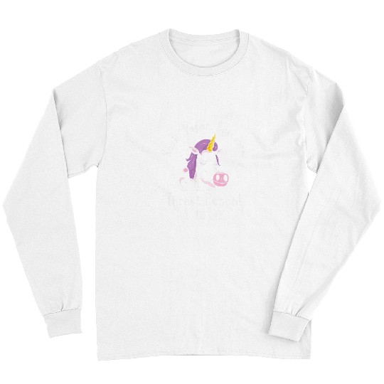 Unicorn Pet Funny Unicorn Rock Paper Scissors Throat Punch I Win Long Sleeves