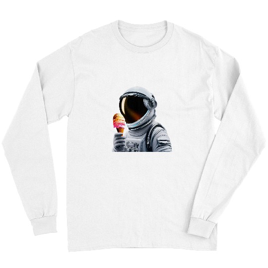 Astronaut Job Mission is the Ice Cream Waffle 01 Long Sleeves