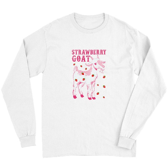 Goats Pet Strawberry Goats Funny Strawberry Costume Strawberry Long Sleeves