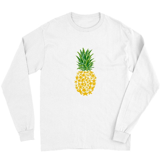 Horse Pet pineapples Starfish pineapples Shape Horse Lover Tropical Long Sleeves