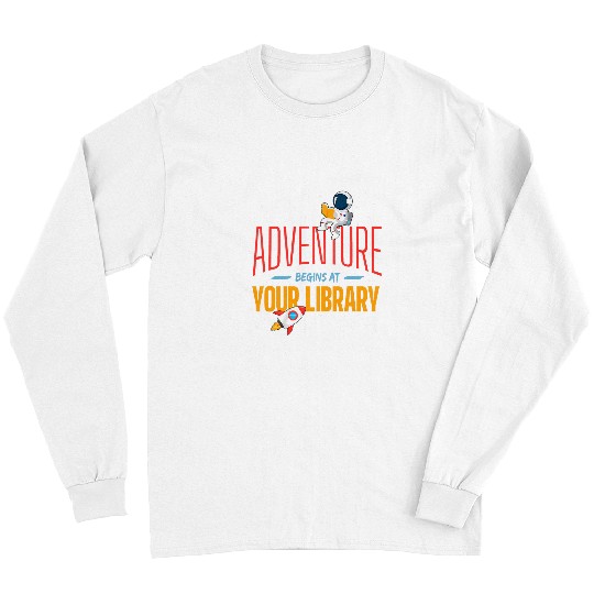 Book Fun Adventure Begins At Your Library Summer Reading Program 0011 Long Sleeves