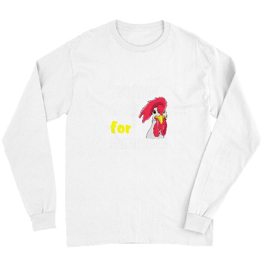 Chicken Pet Thank God for Chickens Funny Farm Hens Rooster Men Women Long Sleeves