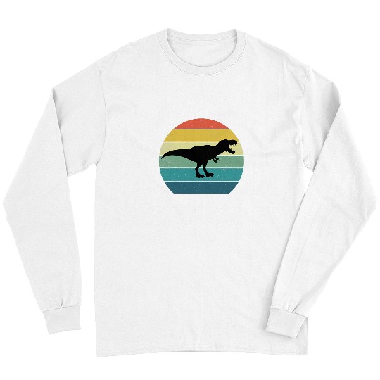 Dinosaur Pet Tyrannosaurus T rexs Dinosaur Retro vintages Aesthetic Long Sleeves