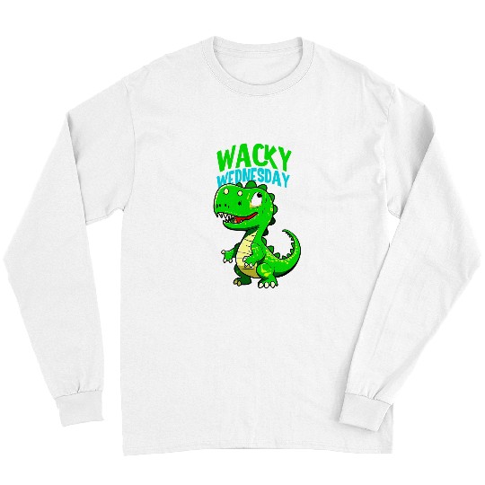 Dinosaur Pet Wacky Wednesday Dinosaur Fun Cute Long Sleeves