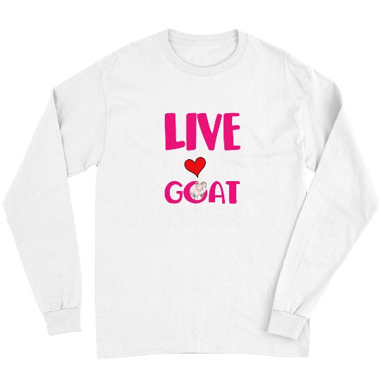 Goats Pet Lamb Yoga Farm Animal Lover Long Sleeves