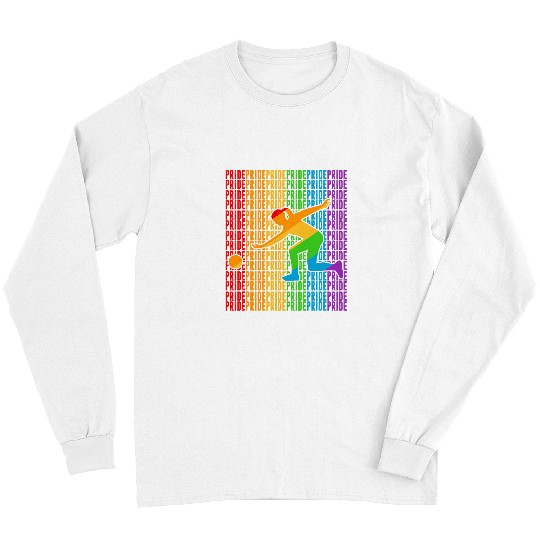 Sport Bowling Gay Bowling Player Pride Month LGBT Rainbown Flag Long Sleeves