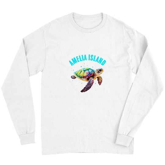 Turtle Pet Amelia Island Vacation Sea Turtle Matching Family Group Long Sleeves