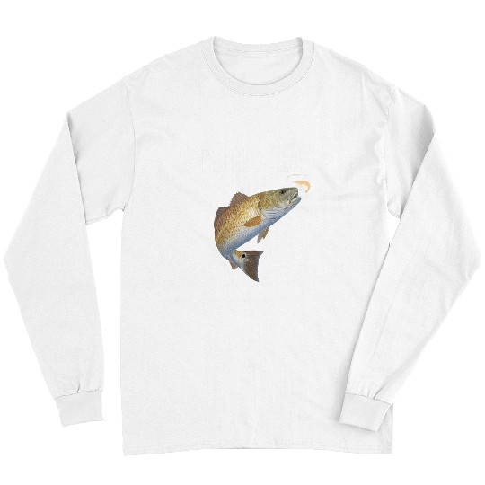 Fishing Fun Funny Redfish Fishing Apparel For Men Women Redfish Long Sleeves
