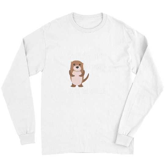 Otter Pet For Kids Boys Aquatic Pup Weasel River Animal Long Sleeves