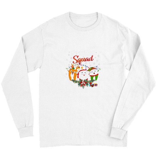 nurses Job Christmas Dental Squad Hygienist dentists Assistant nurses Long Sleeves