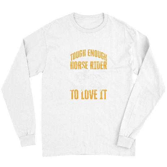 Horse Pet Rider Horseback Riding Equestrian Horses Rodeo Cowboy Long Sleeves