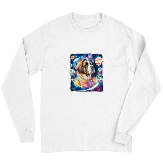 Saint Bernard Pet Epic St Bernard Big Dog s Doggy Mom Dad Long Sleeves
