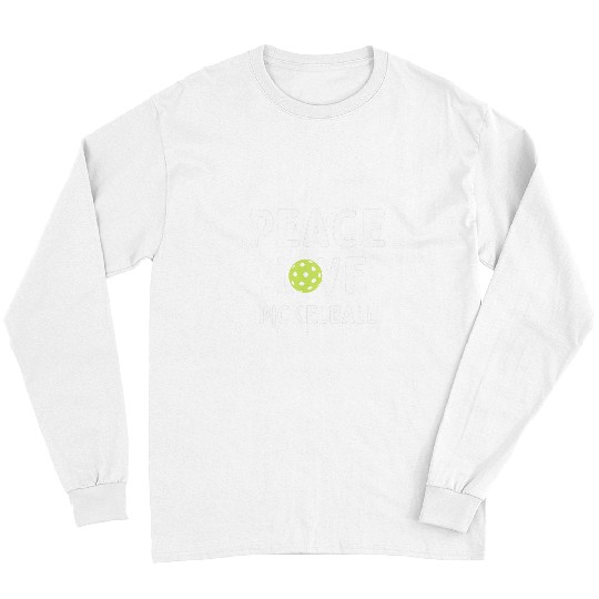 Sport Pickleball Unisex Pickleball s Peace Love Pickleball Lime Grn Ball Long Sleeves