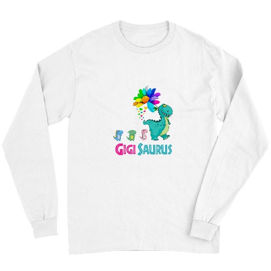 Dinosaur Pet Gigisaurus T rexs Gigi Saurus Dinosaur Family Matching Long Sleeves