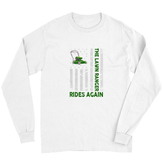 Lawn Mower Fun We Ride At Dawn Dad Lawn Mower Make Laugh Day Yard Work0025 Long Sleeves