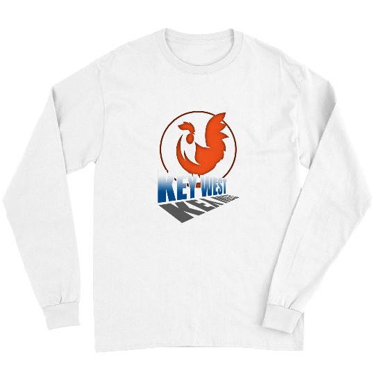 Chicken Pet Key West Rooster Funny Florida Keys Chicken Graphic Long Sleeves