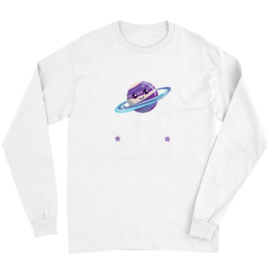 Astronaut Job Meet Me on Saturn Bring Deviled Eggs Kawaii Planet Space Long Sleeves