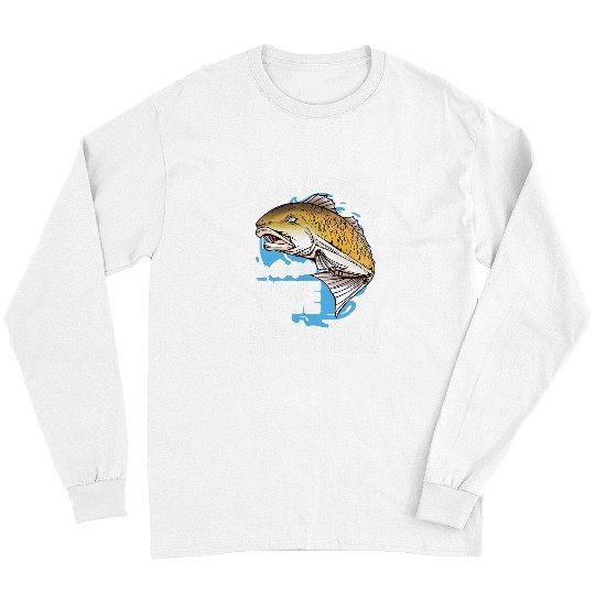 Fishing Fun Redfish Fisher Spot Rod Redfish Fishing Redfish Fisherman Long Sleeves