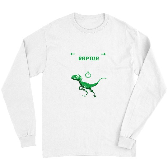 Dinosaur Pet Velociraptor Distance Velocity Time Raptor DinoDino Long Sleeves