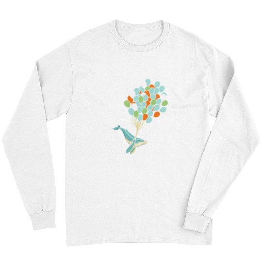 Whale Pet Bunch of Balloons Illustration 9 Long Sleeves
