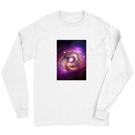Astronaut Job Space Nebula Galaxy Deep Space Universe Gradient Pattern 78 Long Sleeves