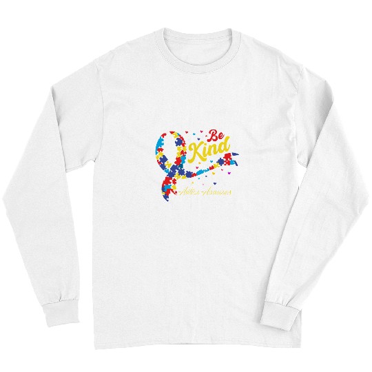 Autism Puzzle Be kind autism and mental health awareness143 Long Sleeves
