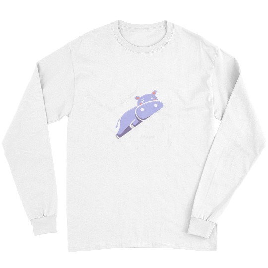 Hippo Pet Hippo Hippotenuse Angle Function Hypotenuse Math Teacher Long Sleeves