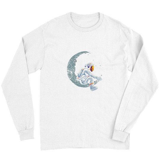 Astronaut Job Space Moon Planets Astronomy Astronaut Long Sleeves