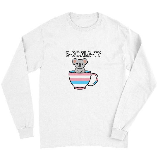 Koala Pet EKOALATY LGBTQ Pride Flag Pride Month Transgender Tea Long Sleeves